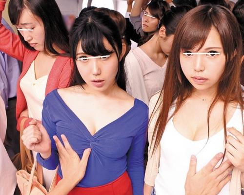 【ＶＲ】エロラッキーハプニング！満員電車で女性専用車両じゃないのに偶然ボクのまわりだけ女性乗客ばかり！