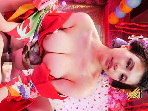 ＜若宮はずき＞とあるカップルが変なクスリで遊郭の巨乳花魁プレイを楽しんじゃう。