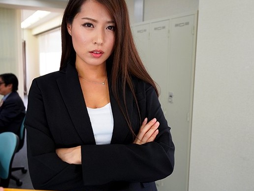 「ちょっと、ダメよ…」巨乳美尻の色気溢れる女上司に説教されおちんぽを責められる