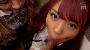 【木下ひまり】【一色彩葉】女子高生コンビが男達のチンコから一滴残らずザーメンを搾り取る